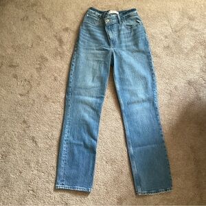 Abercrombie & Fitch Blue Straight Leg Jeans
